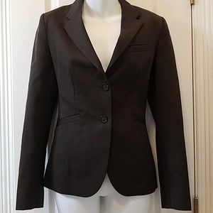J. Crew brown wool blazer
